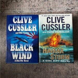 Clive Cussler Hardcover Book Set